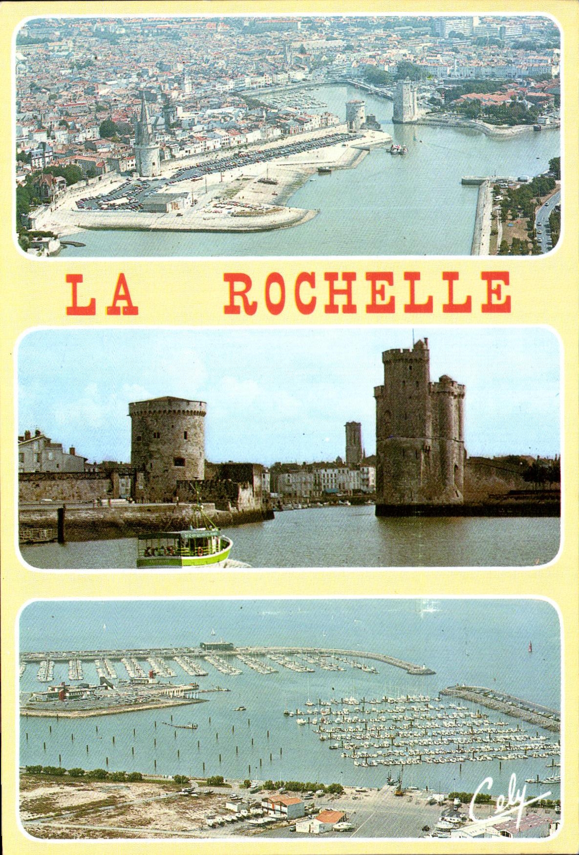 La Rochelle — Vue générale, L'entrée du Port, Le Port des Minimes — Éditions de Luxe, N° 6595