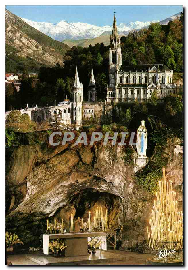 CPM Lourdes La grotte et la Basilique 