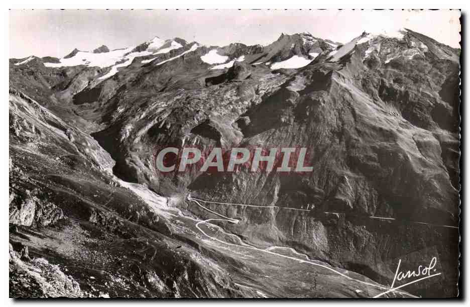 Le Col de l'Iséran (2770 m.) — La plus haute route d'Europe — éditeur Janssot