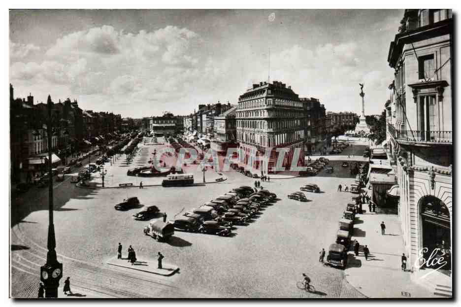 CPA Bordeaux Cours du Maison Gobineau et Allees de Tourny