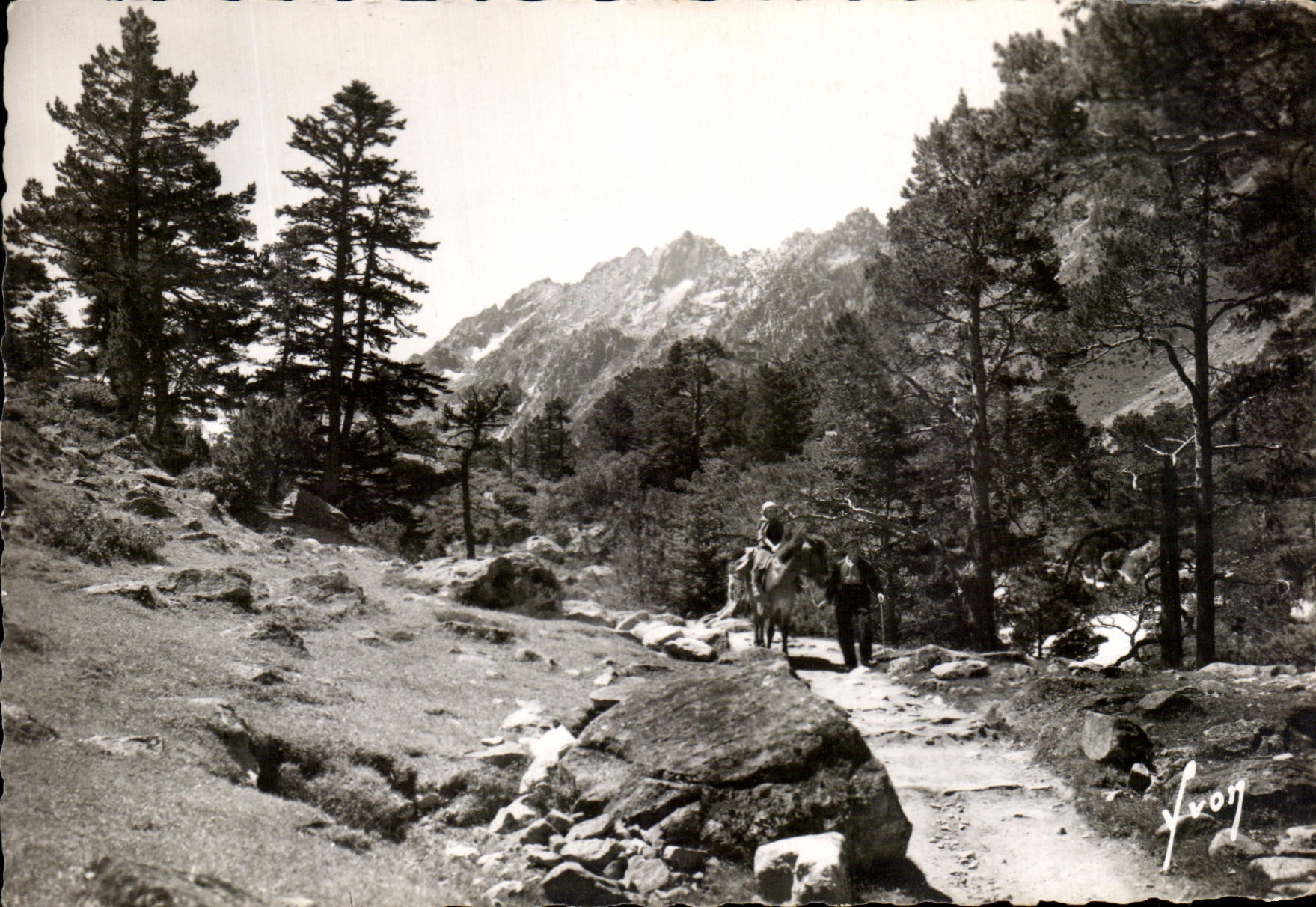 Sentier du lac de Gaube — Env. de Cauterets (Htes-Pyrénées) — Éditions d'Art 'Yvon' n°1457
