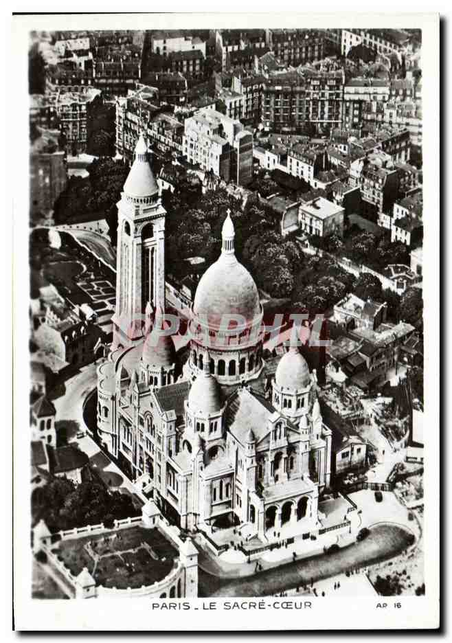 CPSM Paris Le Sacre Coeur Montmartre