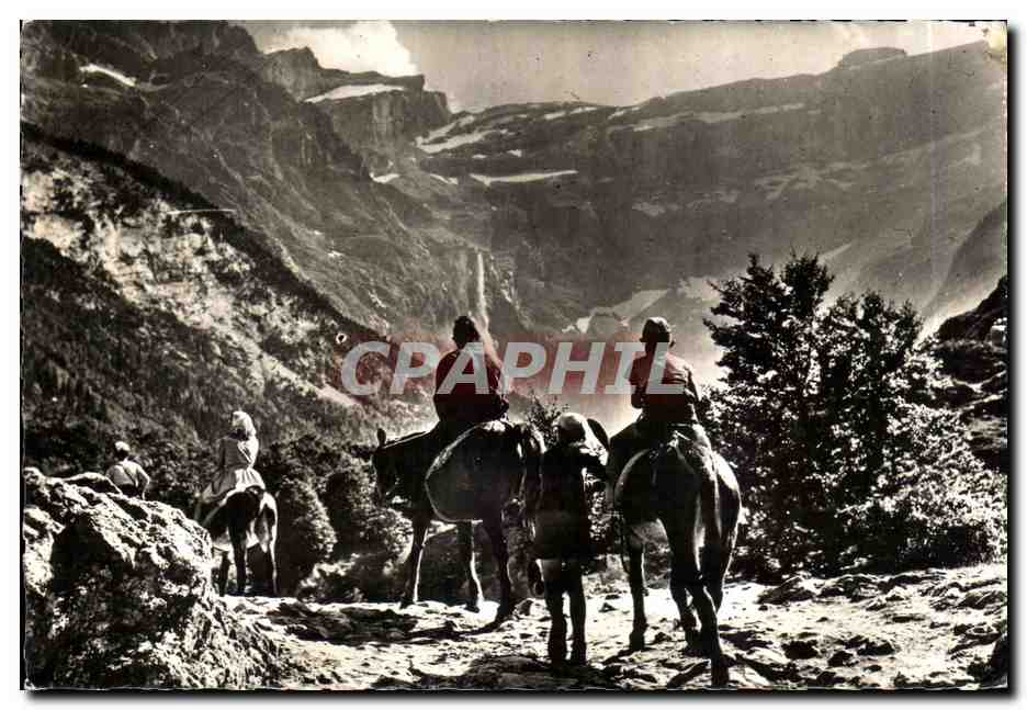 CPSM Gavarnie Depart Pour le Cirque