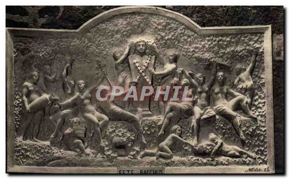 Fête de Bacchus — bas-relief sculpté dans la craie — Champagné Pommery & Greno - Reims