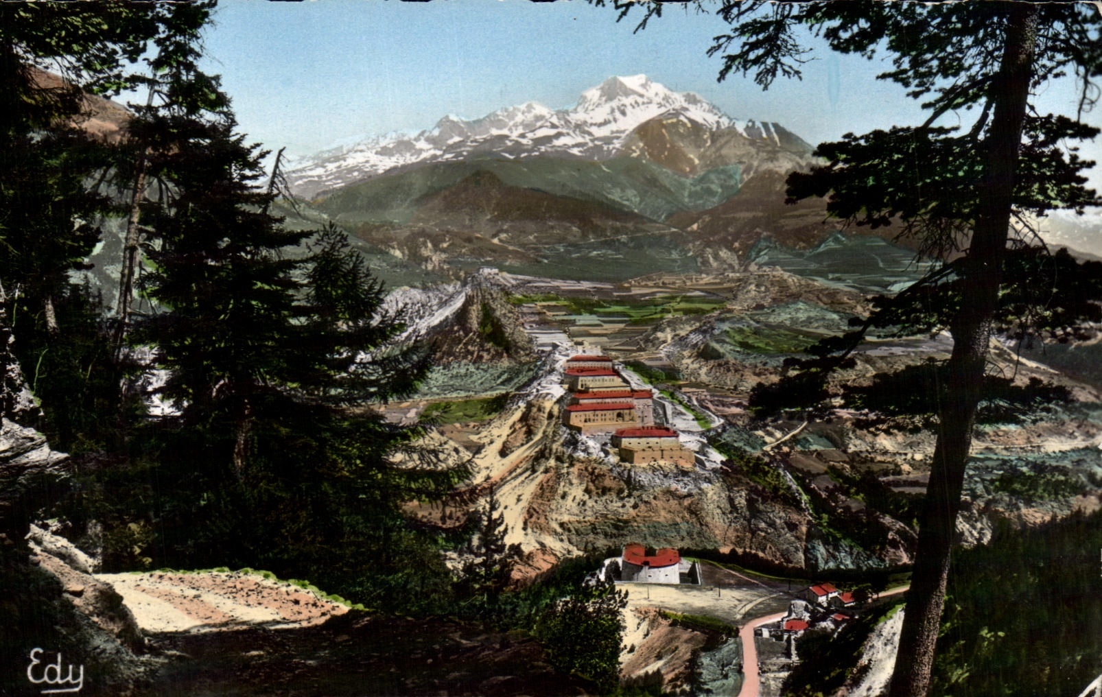 CPA Environs de Modane Les Forts de Lesseillon et Dent Parrachee