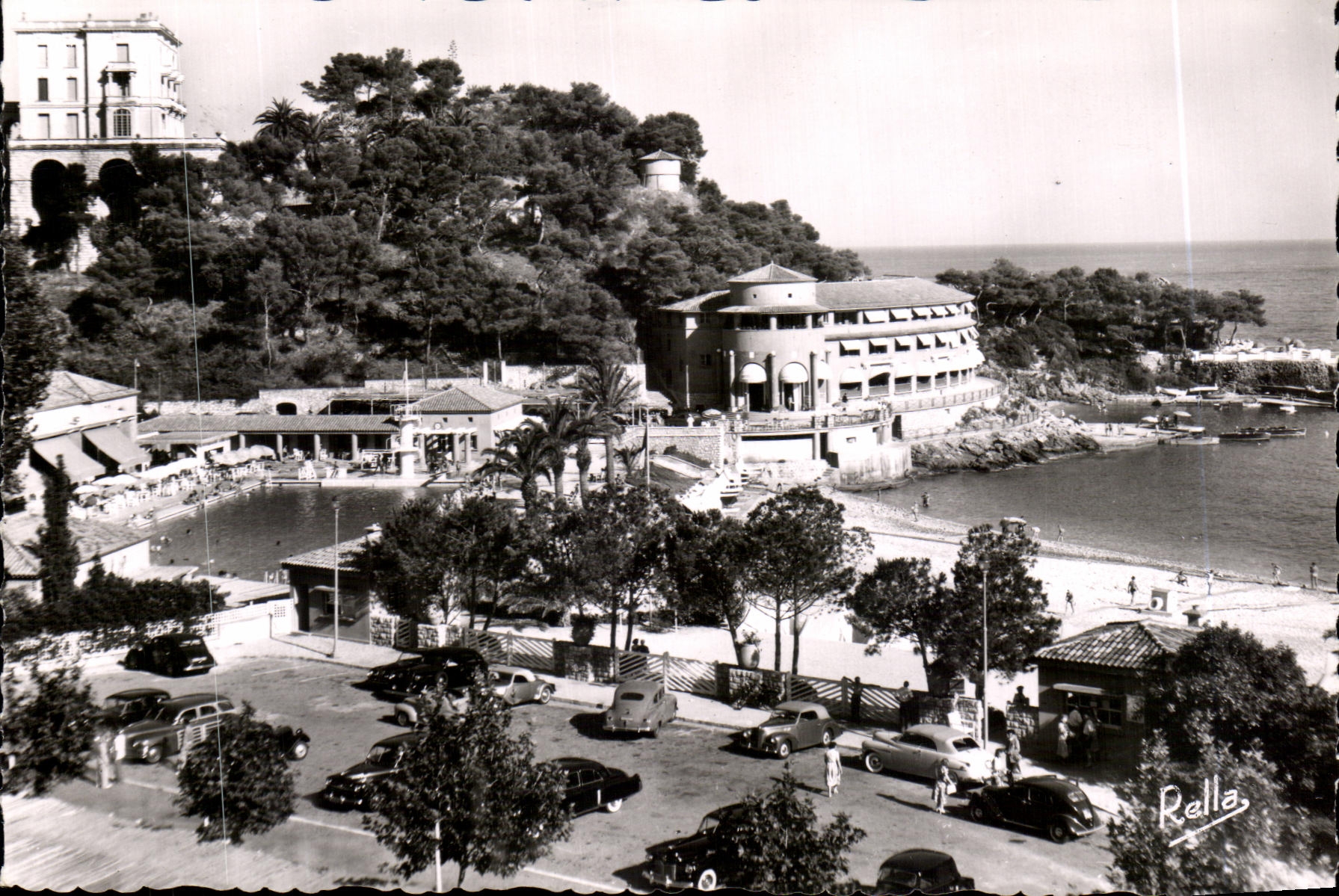 CPSM La Cote Monte Carlo Beach La Piscine et L Hotel