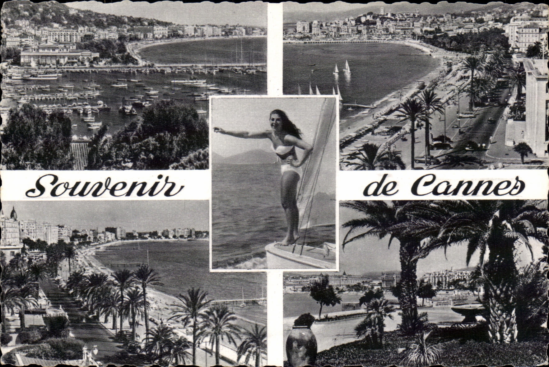 CPSM Souvenir de Cannes 