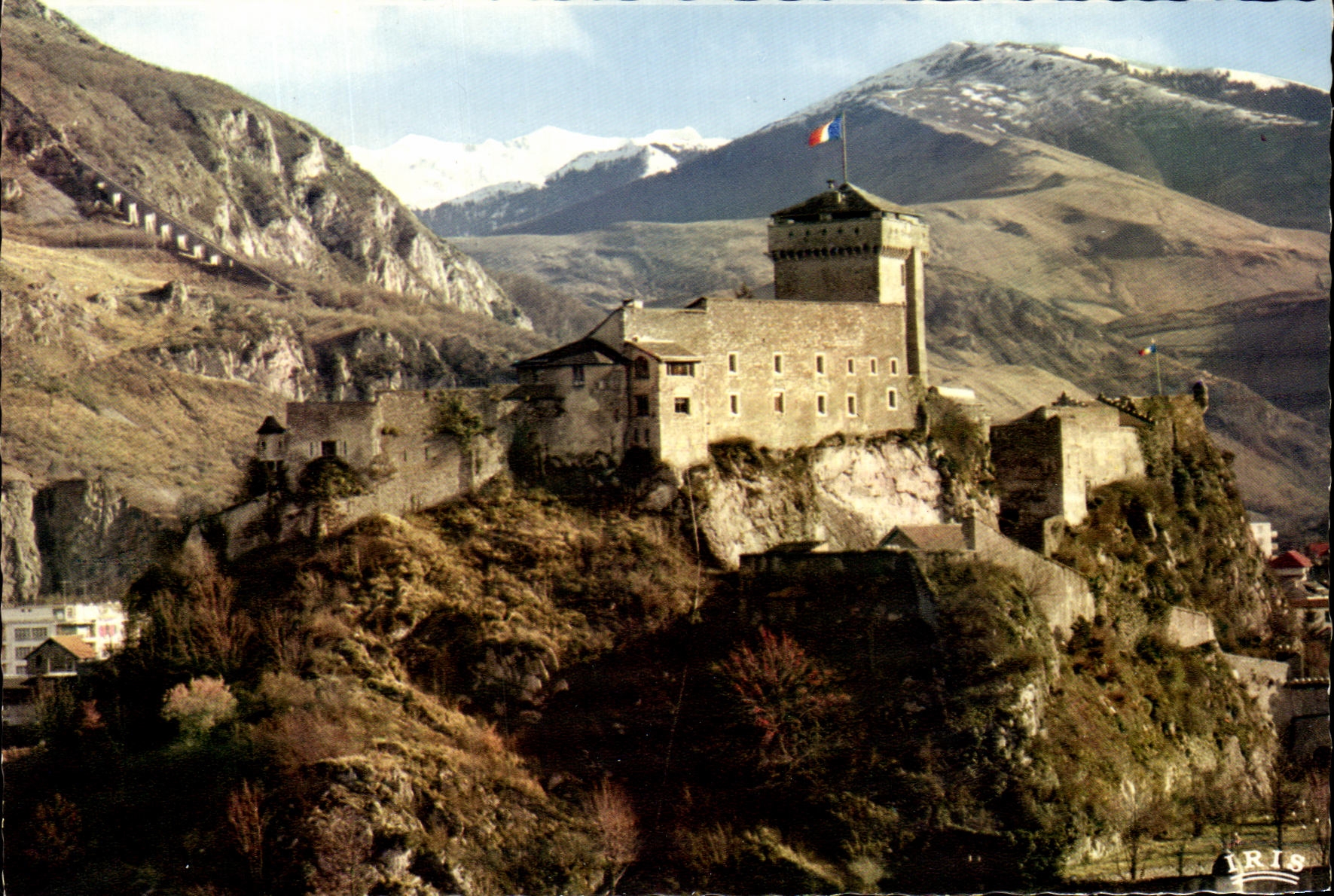 CPM Lourdes Le Chateau fort et le Pic du Jer 