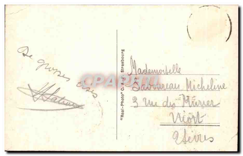 CPA Trouville Reine Des Plages Les Villas des Roches Noires — Verso