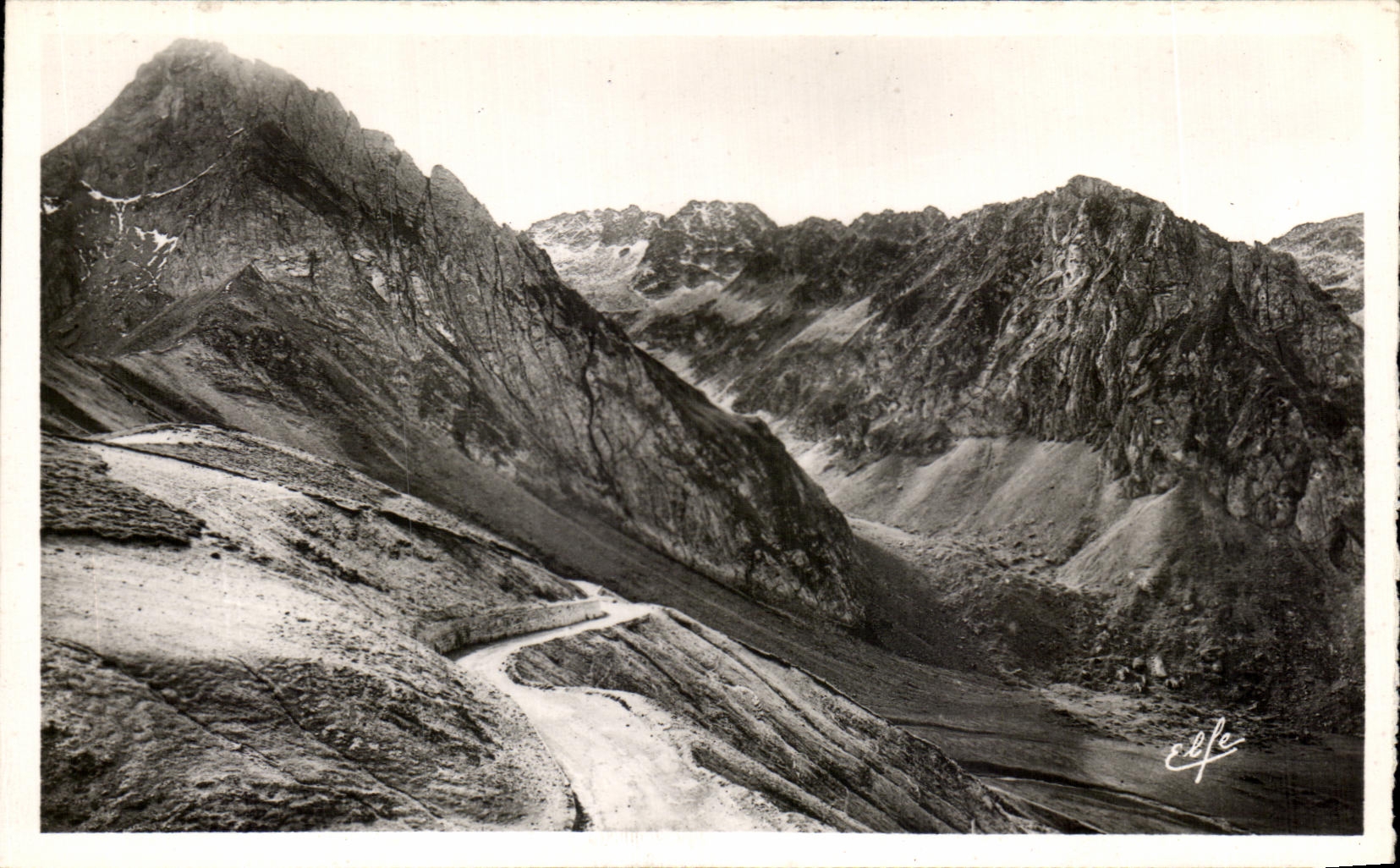Col du Tourmalet — Ansicht vom Gipfel des Pic du Midi — Édition Labouche, Toulouse