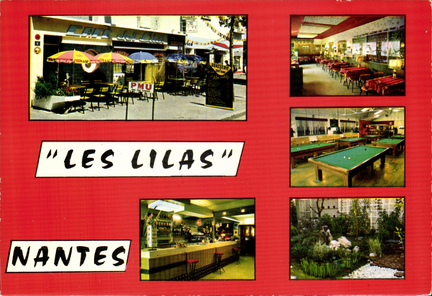 Les Lilas — Café, brasserie, billards — Nantes