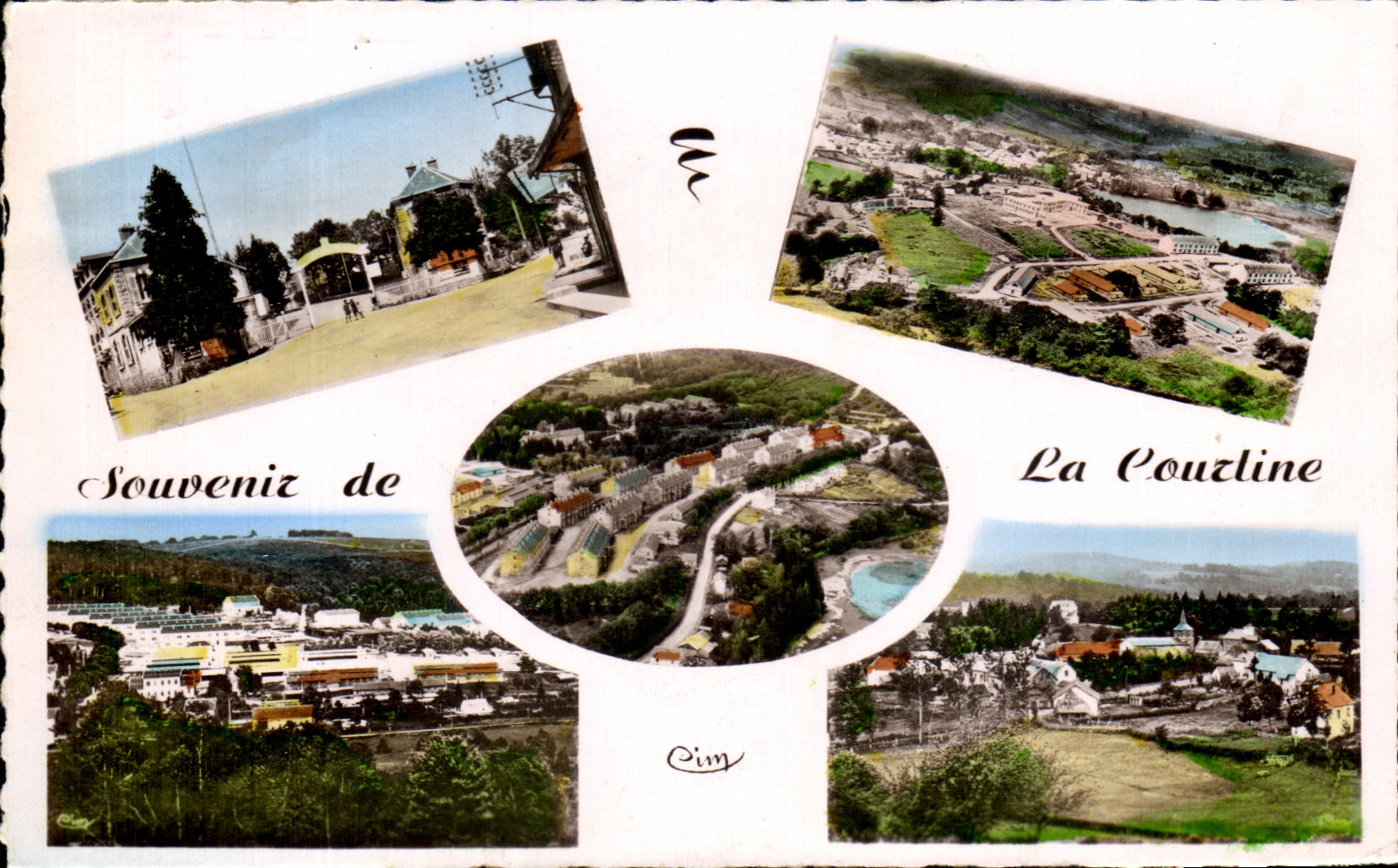 CPM Souvenir de la Courtine Militaria