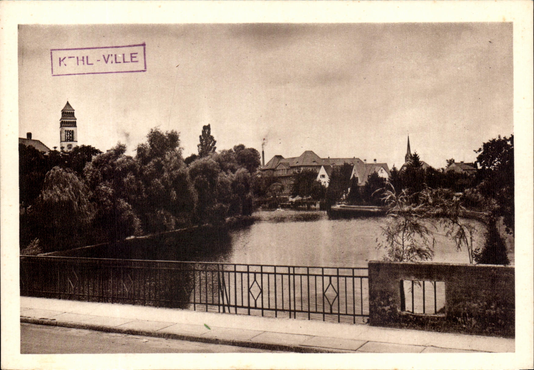 CPA Kehl a Rhin Partie du Vieux Rhin