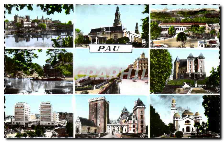 CPM Pau Vue sur le Gave Le Casino La Gare