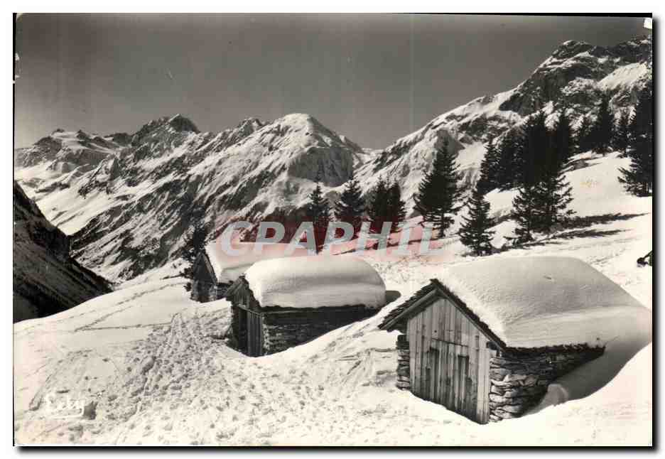 CPM Images De chez Nous En Hiver Granges En Hiver 