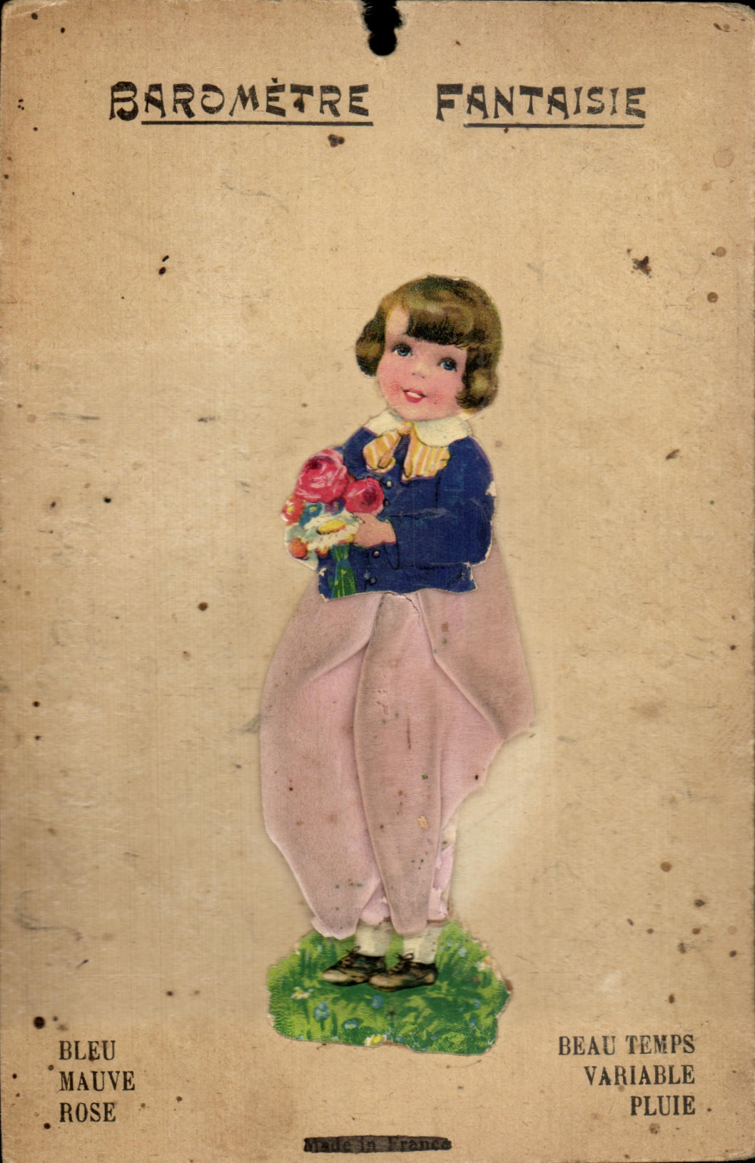 CPA Barometre Fantaisie Enfant 