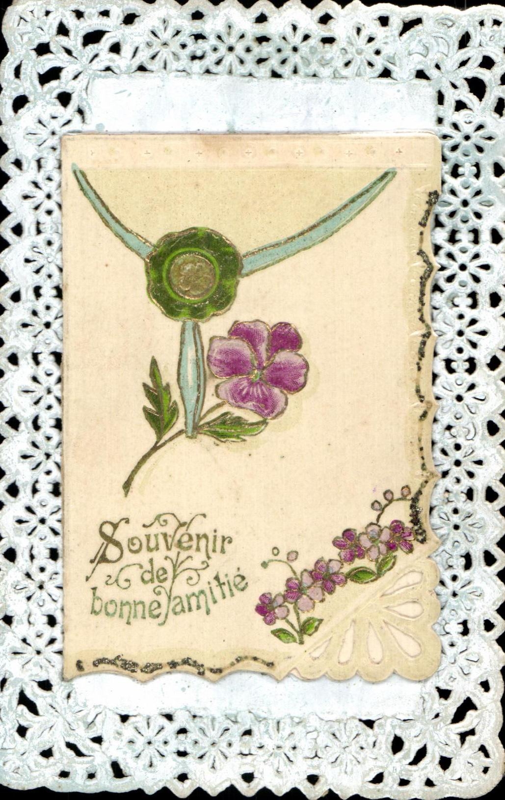 CPA Souvenir De Bonne Amitie