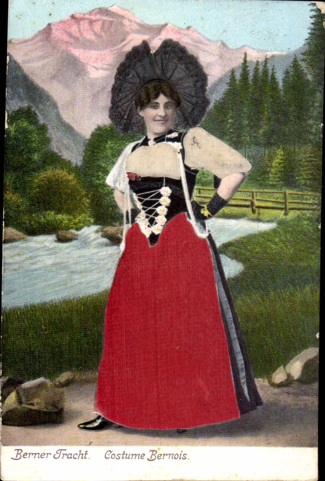 Vestido Bernés — Berner Tracht — editor no identificado, número de serie no visible