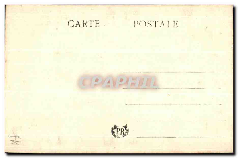 CPA Fantaisie Brodee Heureuse Annee — Rückseite