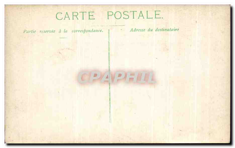CARTE PHOTO Porte de jardin  — Rückseite