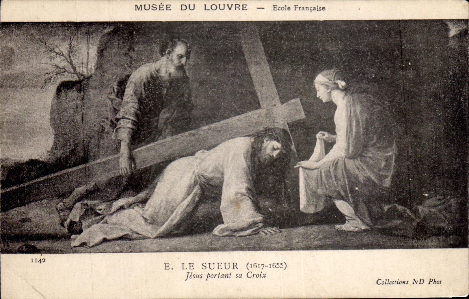 Jésus portant sa Croix — Musée du Louvre — E. Le Sueur (1617-1655)