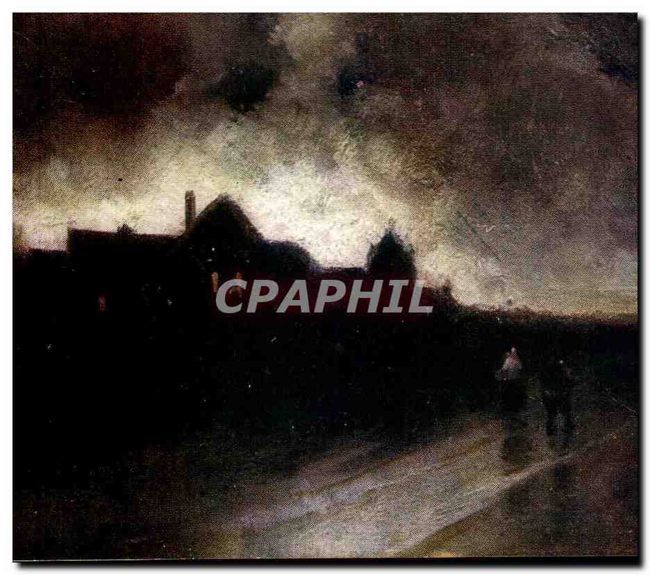 CPA Paysage dans l obscurirte