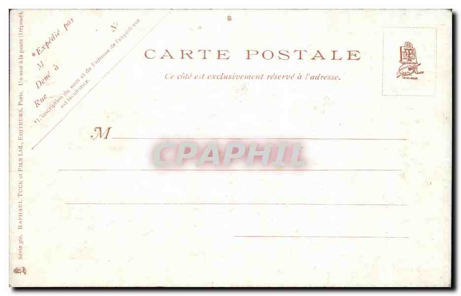 CPA Paysage dans l obscurirte — Verso