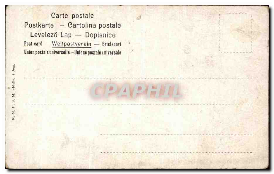 CPA Paysage a la campagne — Back