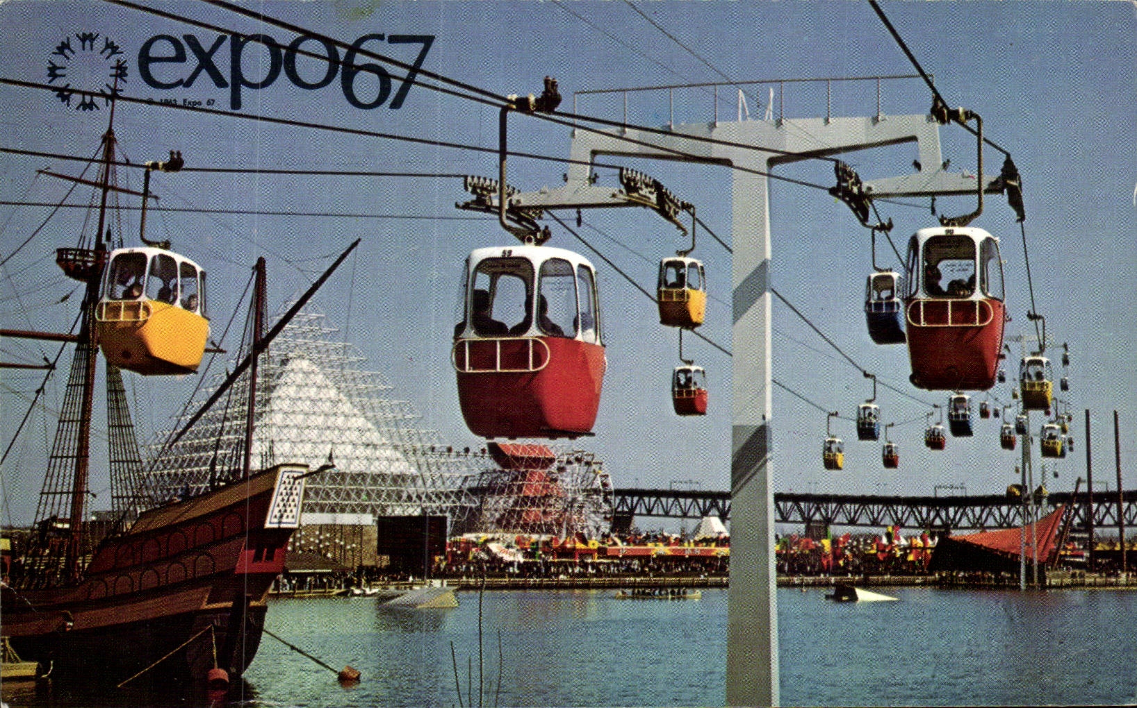 CPM Montreal Canada Le Teleferique De La Ronde Expo 67