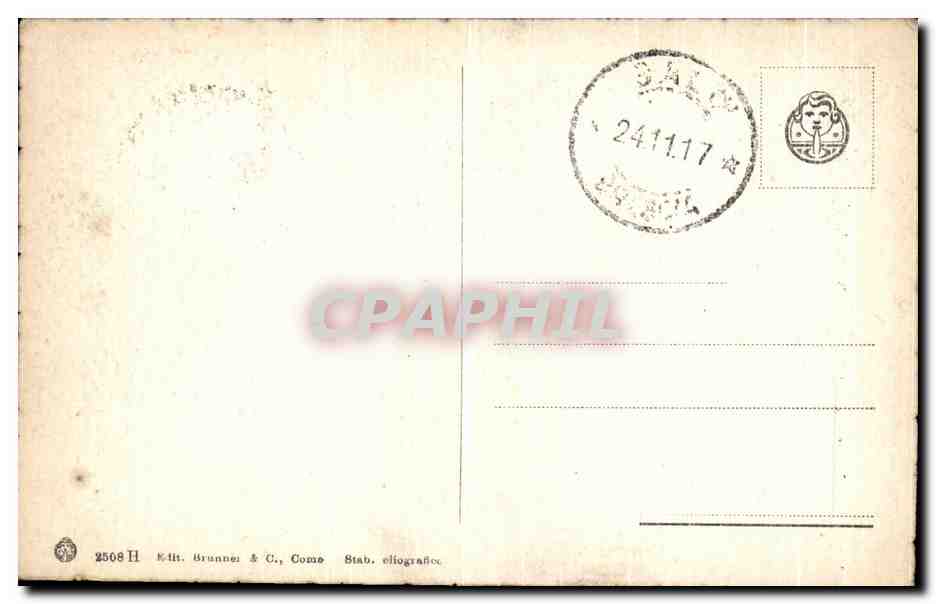 CPA Isala Garda Castello Borghese — Rückseite
