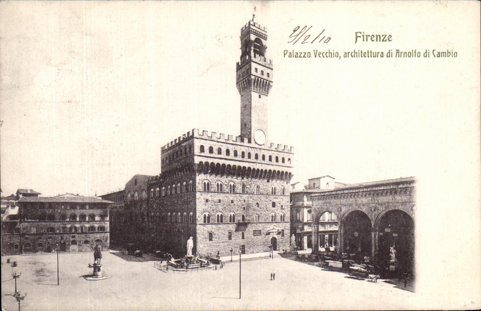 CPA Firenze Palazzo Vecchio Architettura di Arnolfo di Cambio 