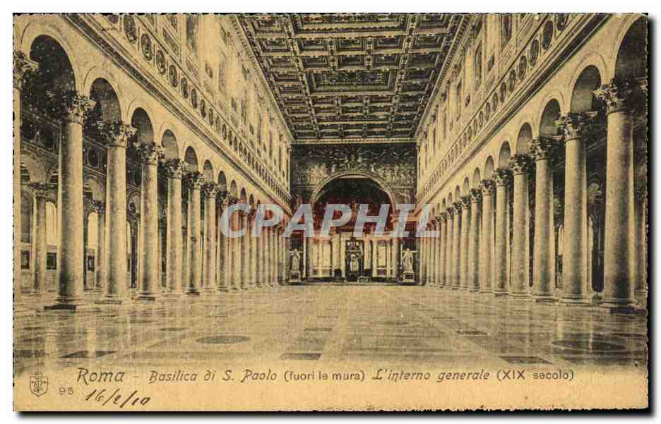 CPA Roma Basilica di S Paola 