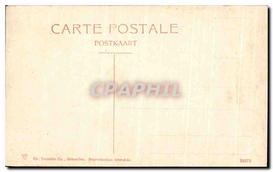 CPA Bruxelles Eglise N D Sablon Portail interieur sud — Back