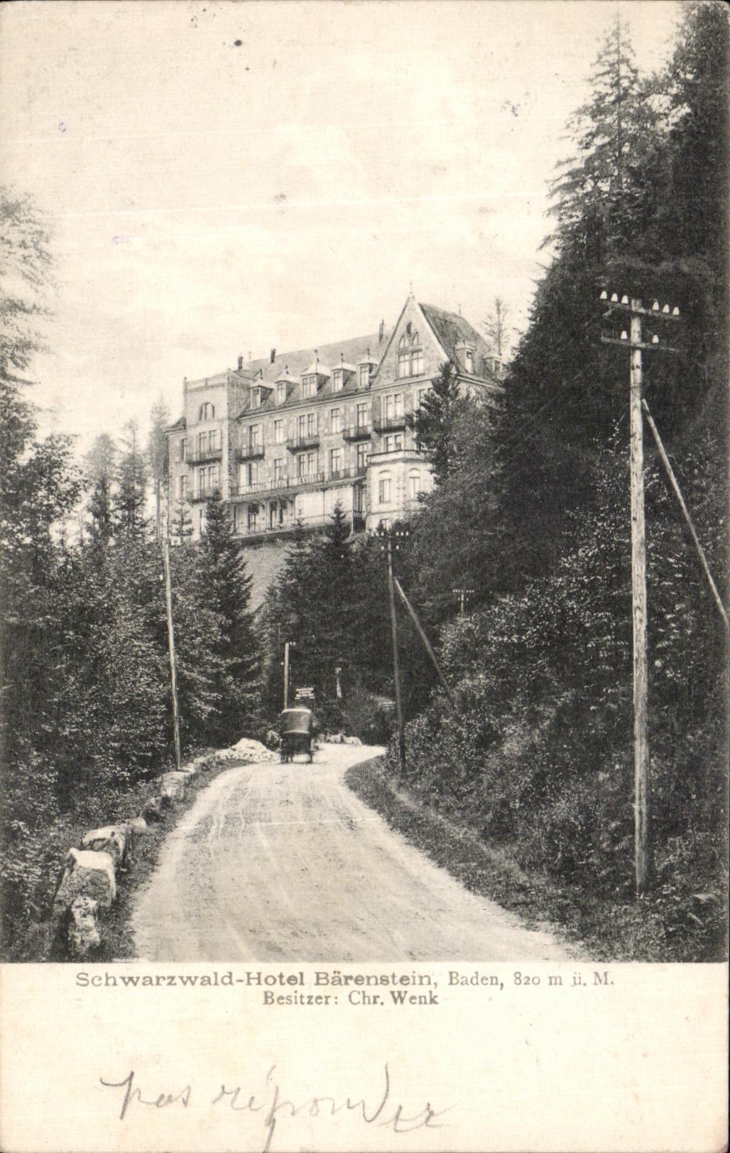 CPA Schwarzwald Hotel Barenstein Baden