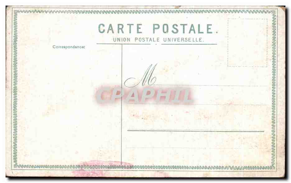 CPA Souvenir De Brousse La maison du consul de France  — Rückseite