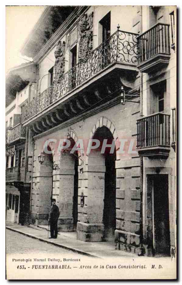 CPA Fuenterrabia Arcos De La Casa Consistorial 