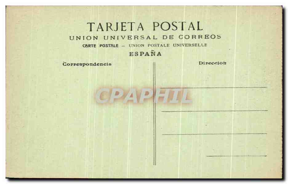 CPA Fuenterrabia Arcos De La Casa Consistorial  — Rückseite