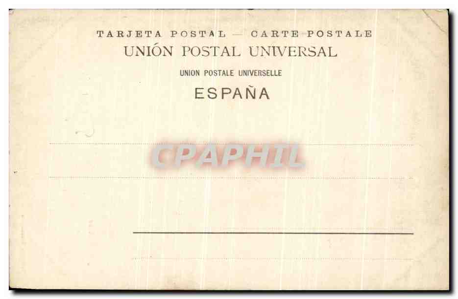 CPA Fuenterrabia Anitgua Casa — Back