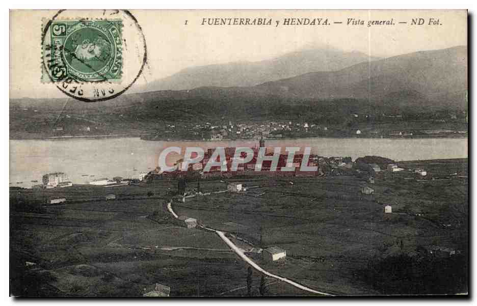 CPA Fuenterrabia Hendaya Vista Generale