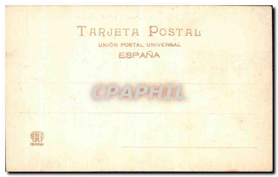 CPA Fuenterrabia Palacio De Carlos  — Back