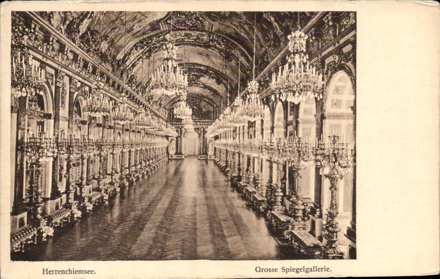 CPA Herrenchiemse Grosse Spiegelgallerie