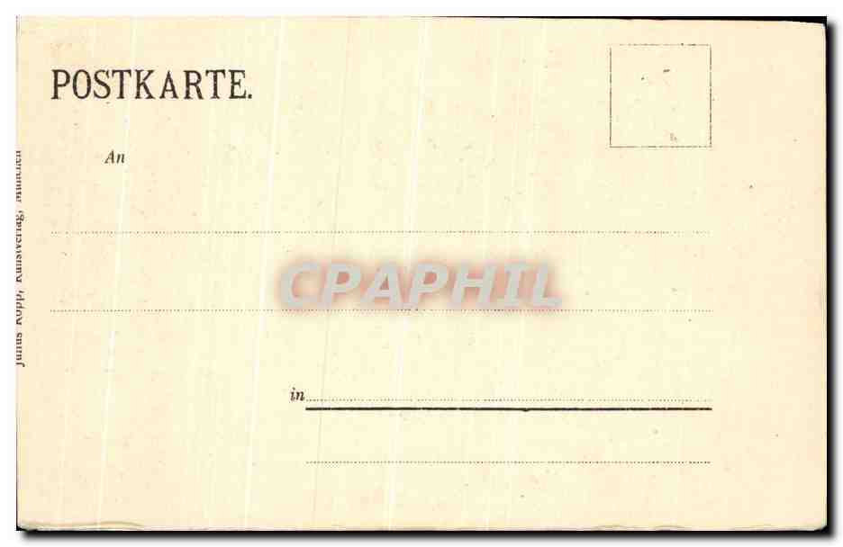 CPA Herrenchiemse Grosse Spiegelgallerie — Rückseite