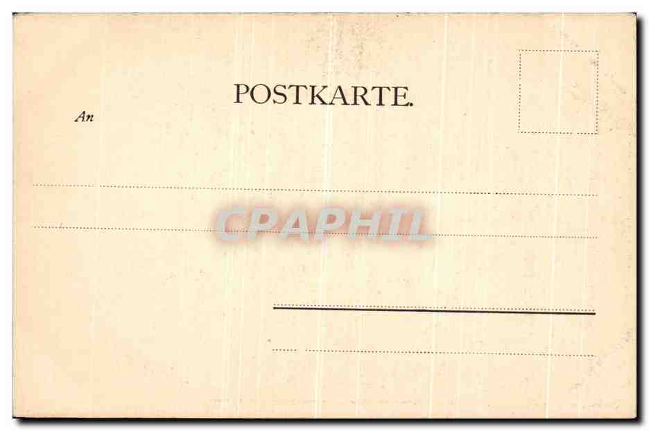 CPA Herrenchiemse Rosa Toilettezimmer — Rückseite