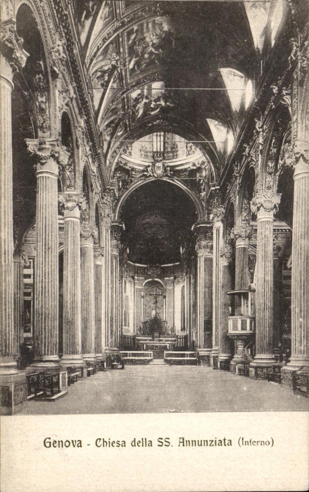 CPA Genova Cheisa Della Ss Annunziata
