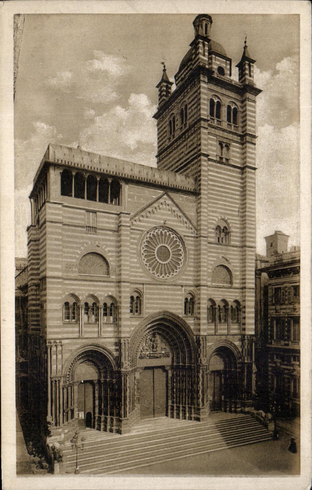 CPA Genova La Cathedrale Di S Lorenzo 