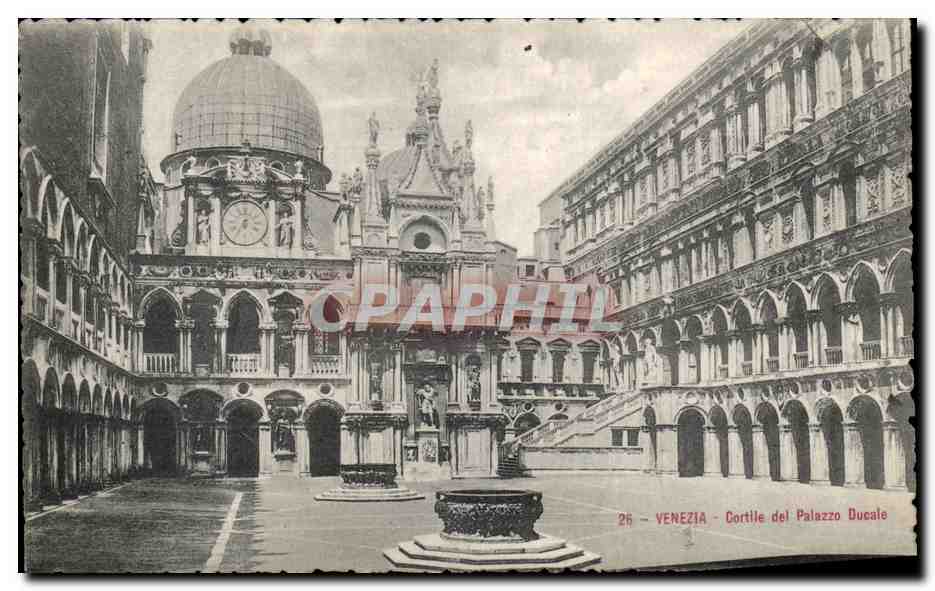 CPA Venezia Cortile del Palazzo Ducale