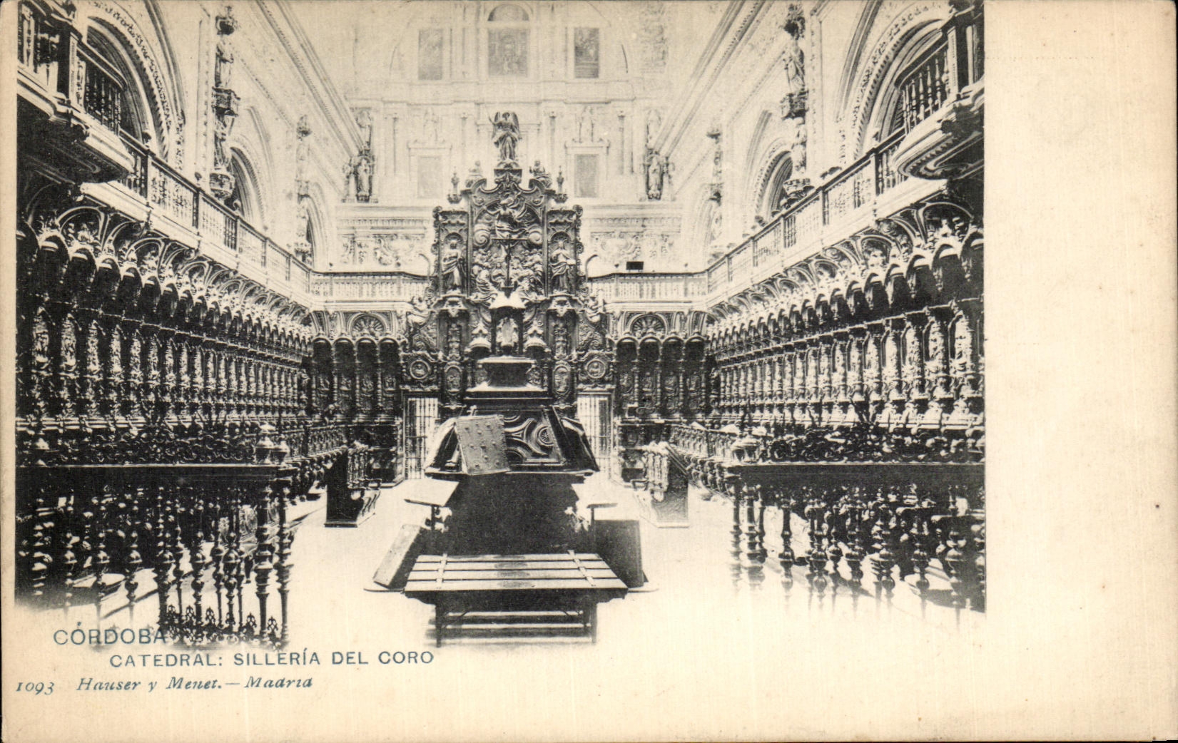 CPA Cordoba Catedrale Silleria Del Coro 