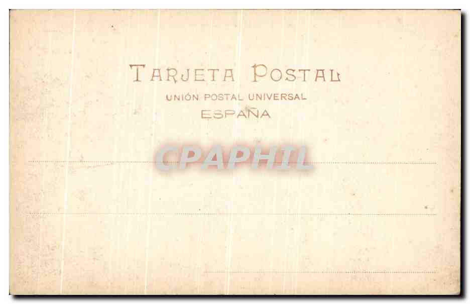 CPA Cordoba Catedrale Silleria Del Coro  — Rückseite