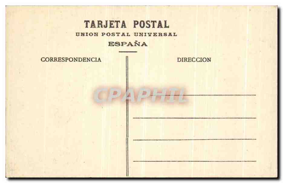 CPA Fuenterrabia Calle Mayor Enfants — Back