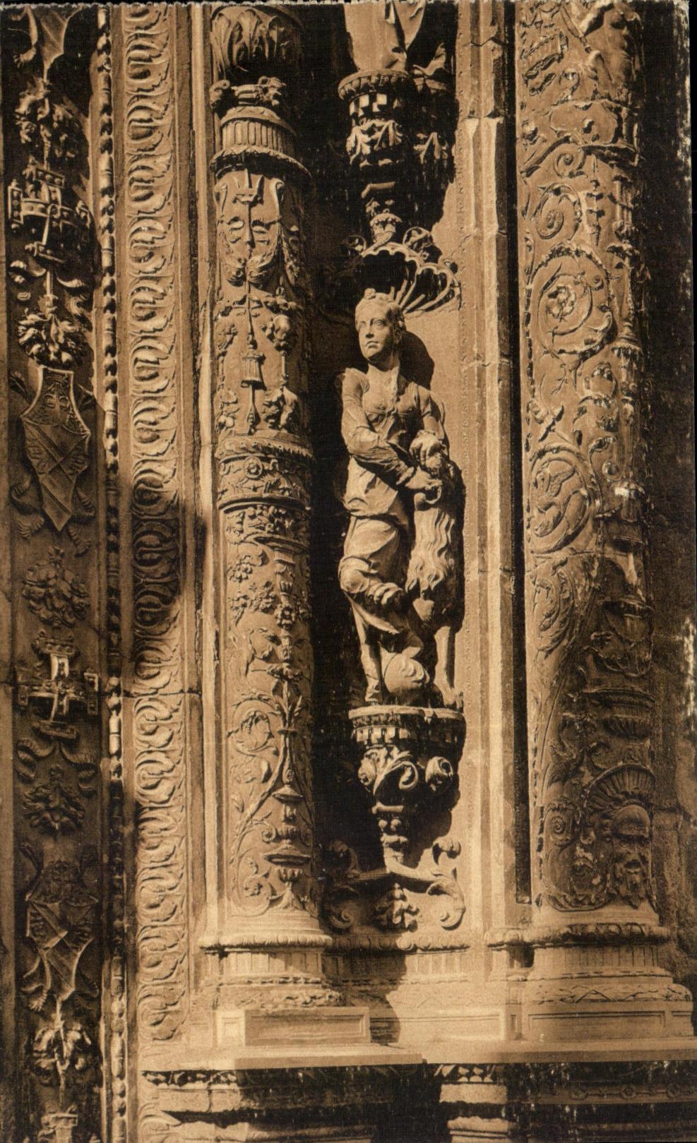 Détail de la porte de l'Hôpital de Santa Cruz — Toledo — L. Roisin, fot. Barcelone